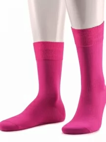 Мужские носки из мерсеризованного хлопка Sergio Di Calze (PINGONS), 17SC6, ФУКСИЯ