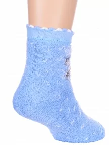 Детские махровые носки LORENZline, Л62, ГОЛУБЫЕ
