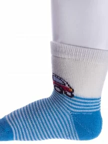 Детские махровые носки LORENZline, Л81, БИРЮЗОВЫЕ