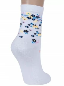 Женские носки "Красная ветка", С-1255, БЕЛЫЕ