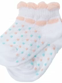Детские короткие носки "Борисоглебский трикотаж", 8СД3001, БЕЛЫЕ