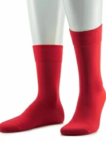 Мужские носки из мерсеризованного хлопка Sergio Di Calze (PINGONS), 17SC6, КРАСНЫЕ