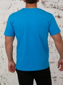 Мужская футболка TIME FIRE, TF21_03, ГОЛУБАЯ