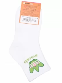 Детские спортивные носки Hobby Line, Ндх3592-07, БЕЛЫЕ