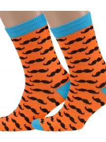 Комплект из 2 пар носков ХОХ FANTASY, 2-XF, XF-57 ОРАНЖЕВЫЕ