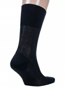 Мужские медицинские носки из 100% бамбука Dr. Feet (PINGONS), 19DF1, ЧЕРНЫЕ
