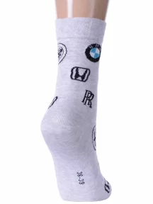 Носки унисекс Брестские (БЧК) рис. 209 СВЕТЛО-СЕРЫЕ МЕЛАНЖ (21С4200)