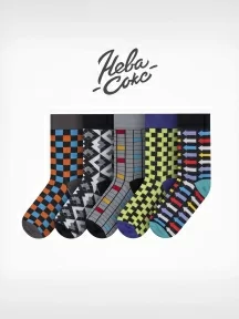 Набор из 5 пар мужских носков "Нева-Сокс", НС-5-НМ43, "Шумахер"