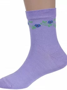 Детские бамбуковые носки LORENZline, Л59, СИРЕНЕВЫЕ