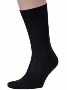 Мужские носки из 100% хлопка RuSocks (Орудьевский трикотаж), М3-11946, ЧЕРНЫЕ