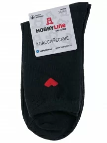 Женские носки Hobby Line, 412-06, ЧЕРНЫЕ