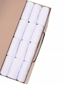 Набор из 60 пар мужских носков "Бизнес" (RuSocks / Орудьевский трикотаж), РуС-60, белые