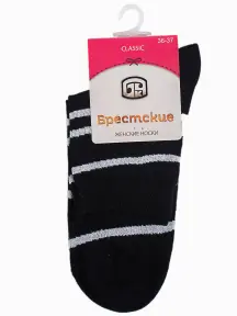 Женские носки Брестские (БЧК) рис. 062, ЧЕРНЫЕ (14С1100)