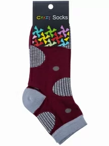 Женские носки "Носкофф" (АЛСУ), НЖ19, рис. 4220, ВИШНЕВЫЕ