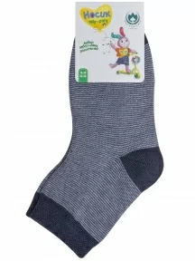 Детские носки "Борисоглебский трикотаж", 8С53, №24 ТЕМНО-СЕРЫЕ