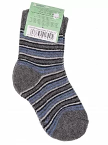 Детские теплые махровые носки Hobby Line, Ндам7630, ТЕМНО-СЕРЫЕ