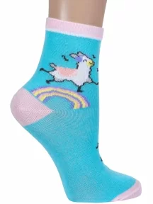 Детские носки "Борисоглебский трикотаж", 8С226/2, БИРЮЗОВЫЕ