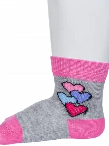 Детские носки "Борисоглебский трикотаж", 8СД1006, СЕРЫЕ