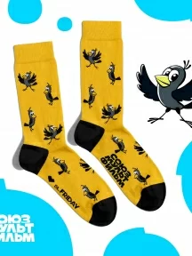Носки St. Friday Socks Галчонок, кто там? (СМ1768-08)