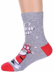 Детские носки Брестские (БЧК), 20С3079, рис. 8011, СЕРЫЕ МЕЛАНЖ