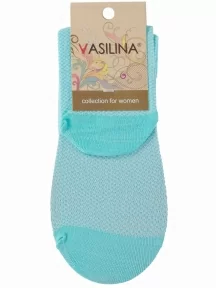 Женские носки VASILINA, 9С9220, БИРЮЗОВЫЕ