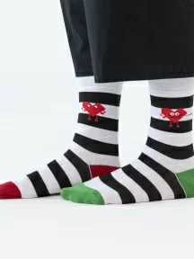Носки unisex St. Friday Socks, tel-1068-02, "Очень полосатые дела"