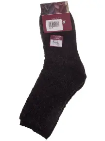 Женские полушерстяные носки RuSocks (Орудьевский трикотаж) ЧЕРНЫЕ (Ж3-38847)
