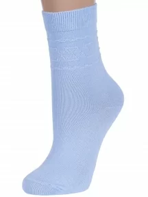 Женские носки RuSocks (Орудьевский трикотаж), С-400, СВЕТЛО-ГОЛУБЫЕ