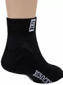 Детские носки с сеточкой RuSocks (Орудьевский трикотаж) ЧЕРНЫЕ (Д-36)