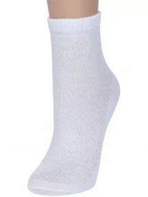 Женские носки PARA socks, L1D33, БЕЛЫЕ