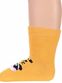 Детские махровые носки Брестские (БЧК), 14С3060, рис. 458, ГОРЧИЧНЫЕ