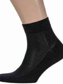 Мужские носки в сеточку RuSocks (Орудьевский трикотаж) ЧЕРНЫЕ (М3-23810)