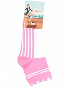 Детские носки LORENZline, П5, БЕЛО-РОЗОВЫЕ