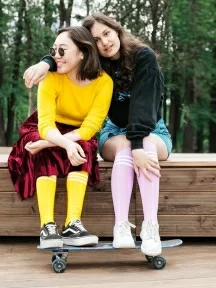 Гольфы unisex St. Friday Socks, 431-8, "Полосатая классика", ЖЕЛТЫЕ