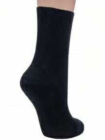 Женские медицинские носки из 100% хлопка Dr. Feet (PINGONS), 15DF7, ЧЕРНЫЕ