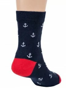 Детские носки RuSocks (Орудьевский трикотаж), Д-43, рис. 22, ТЕМНО-СИНИЕ