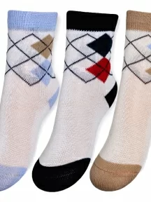 Комплект из 3 пар детских носков RuSocks (Орудьевский трикотаж), 3-Д3-13789, микс 1