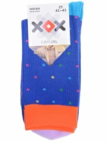Носки unisex ХОХ FANTASY, XF-41, ВАСИЛЬКОВЫЕ