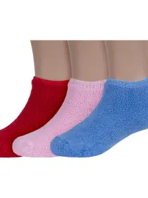 Комплект из 3 пар детских махровых носков ХОХ микс 5 (3-DZ-3R18)
