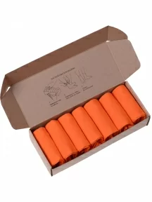 Набор из 7 пар мужских носков MSCLUB, 7-ПН-01, ОРАНЖЕВЫЕ