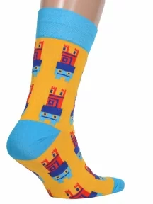 Комплект из 3 пар мужских носков MSCLUB №М38, msk3-М38, nm-417, ЖЕЛТЫЕ