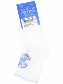 Детские махровые носки LORENZline, Л62, БЕЛЫЕ