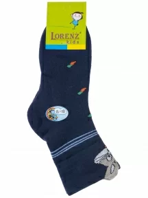Детские махровые носки LORENZline, Л3, ТЕМНО-СИНИЕ