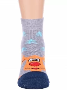 Детские махровые носки Брестские (БЧК), 14С3060, рис. 499, СЕРЫЕ МЕЛАНЖ