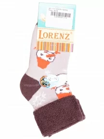 Детские махровые носки LORENZline, Л14, КОРИЧНЕВЫЕ