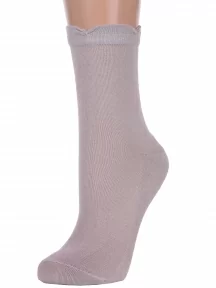 Женские бамбуковые носки с махровым следом LORENZline, Б8, СЕРЫЕ