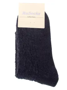 Женские полушерстяные носки RuSocks (Орудьевский трикотаж) ТЕМНО-СИНИЕ (Ж-180)