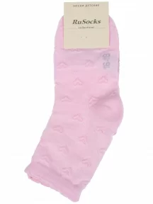 Детские носки RuSocks (Орудьевский трикотаж) РОЗОВЫЕ (Д3-13829Д)