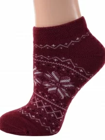 Набор из 8 пар женских полушерстяных носков (ТМ Grinston socks), PG-17D4-8, микс
