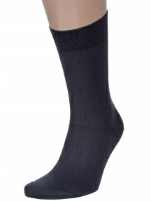 Мужские носки из 100% хлопка RuSocks (Орудьевский трикотаж), М3-11946, ТЕМНО-СЕРЫЕ